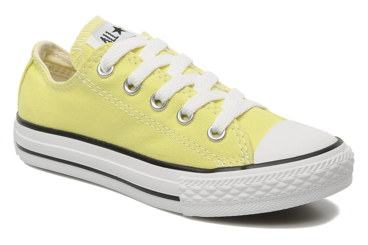 pale yellow converse