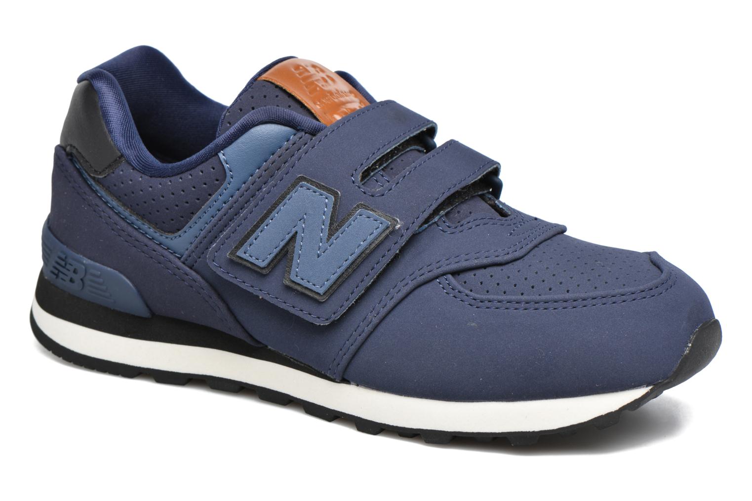 blauwe new balance sneakers kv574
