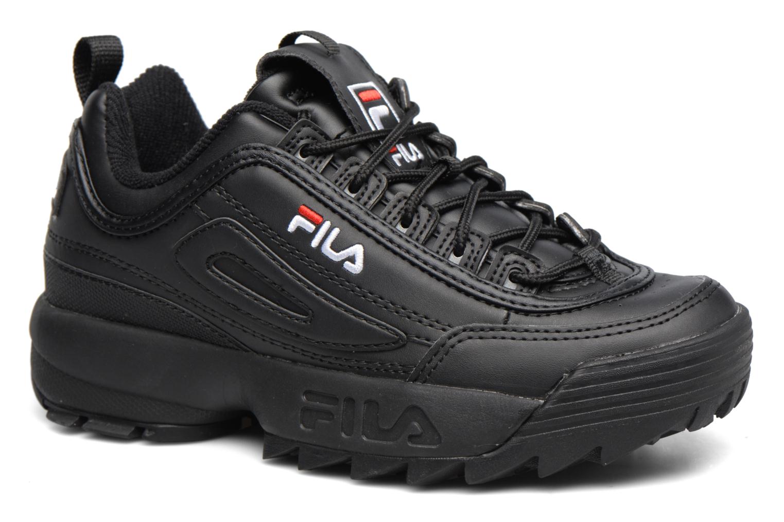 fila disruptor low donna nero