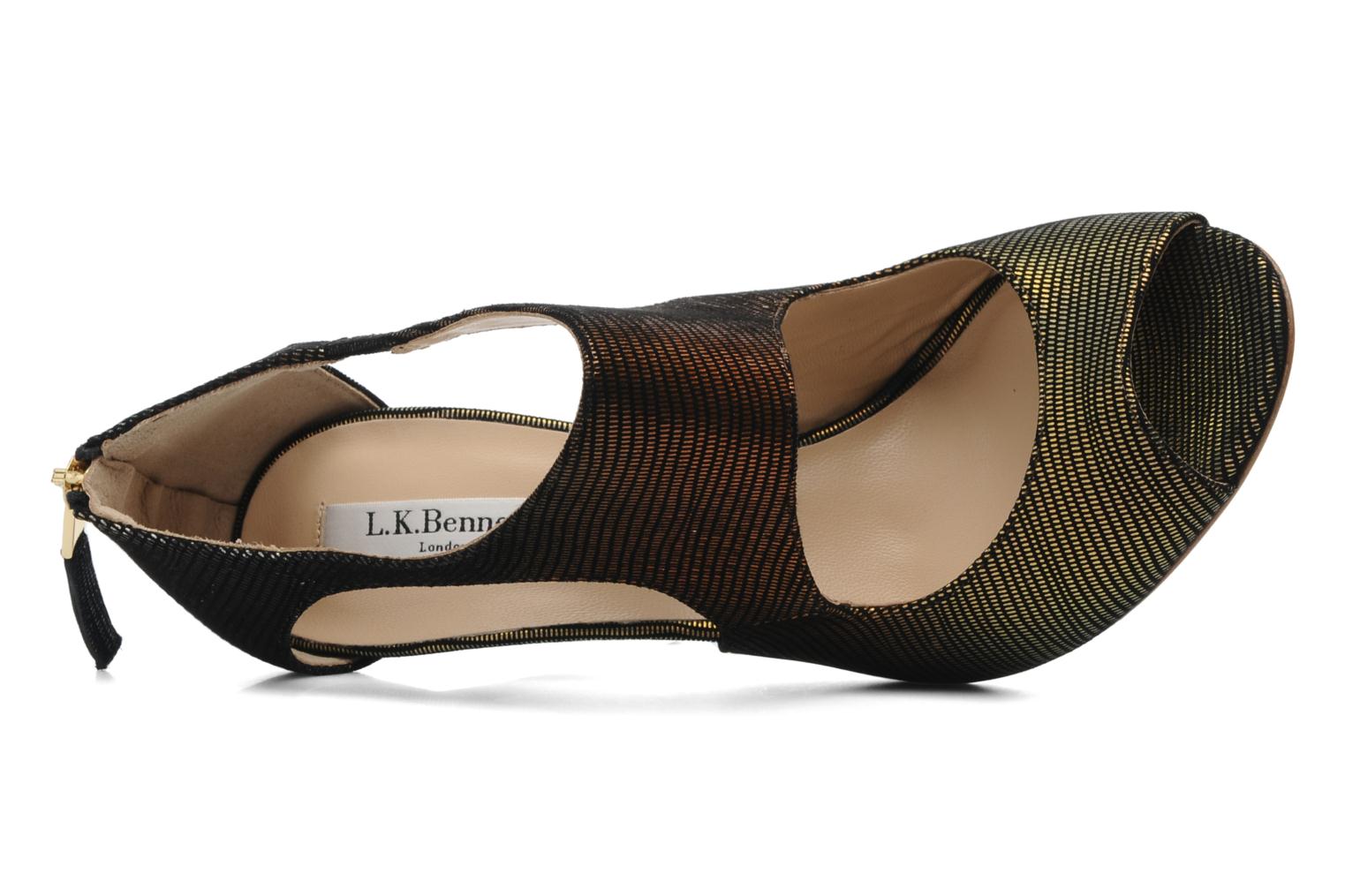 L.K. Bennett Alma (Or et bronze) - Sandales et nu-pieds ...