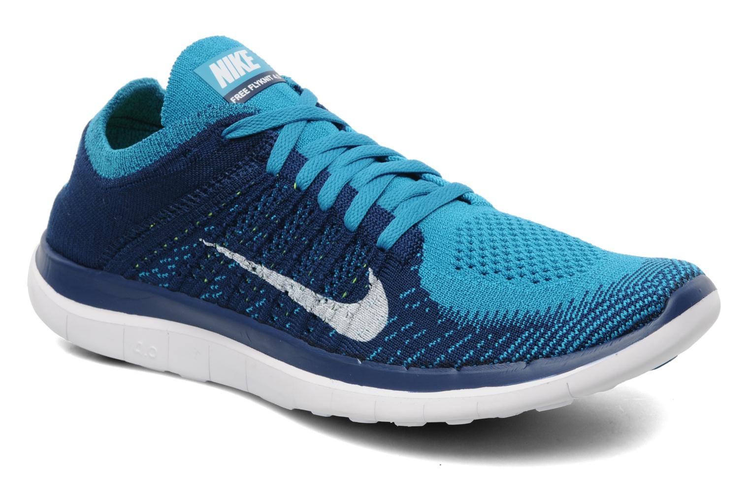 Nike Nike Free 4.0 Flyknit Sport shoes in Blue at Sarenza.co.uk (186749)